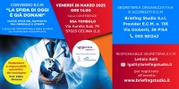 INVITO AL CONVEGNO E.C.M. “La sfida di oggi è già domani” - Nuove sfide nel rapporto tra ospedale e utente e il ruolo del territorio