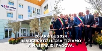 Inaugurato sabato 20 aprile 2024, a Maserà di Padova,  il nuovissimo Centro Servizi Anziani 