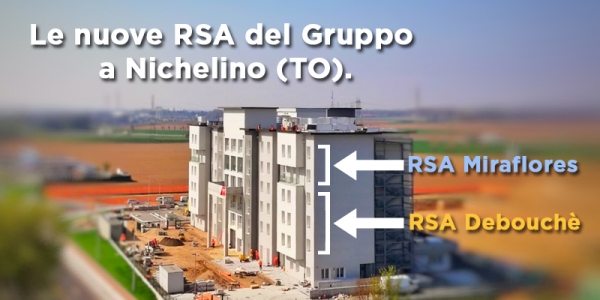 LE NUOVE RSA DI NICHELINO (TO) APRONO COME HUB OSPEDALIERO