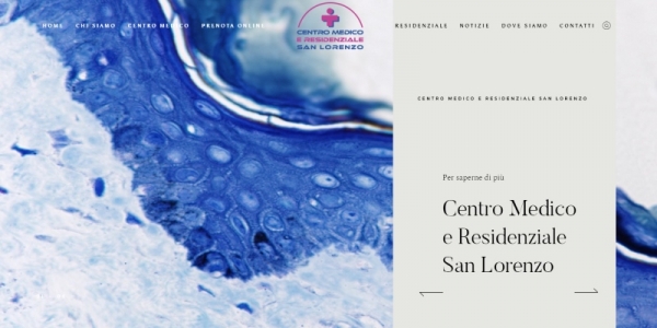 IL SITO DEL CENTRO MEDICO E RESIDENZIALE SAN LORENZO È ONLINE!
